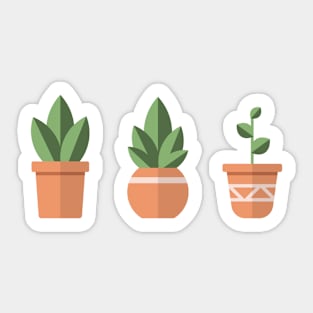 Succulent trio Sticker